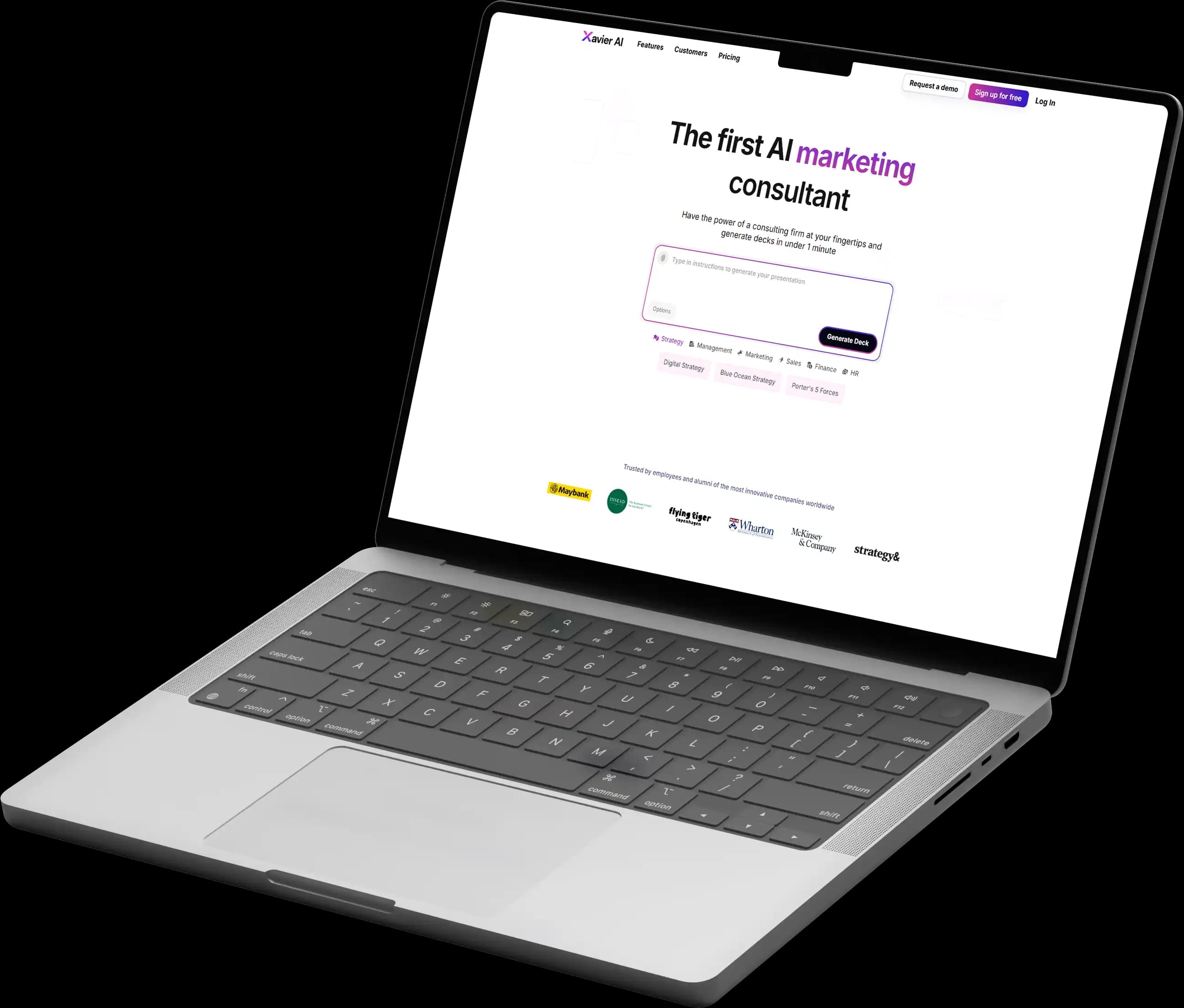 Xavier AI client overview