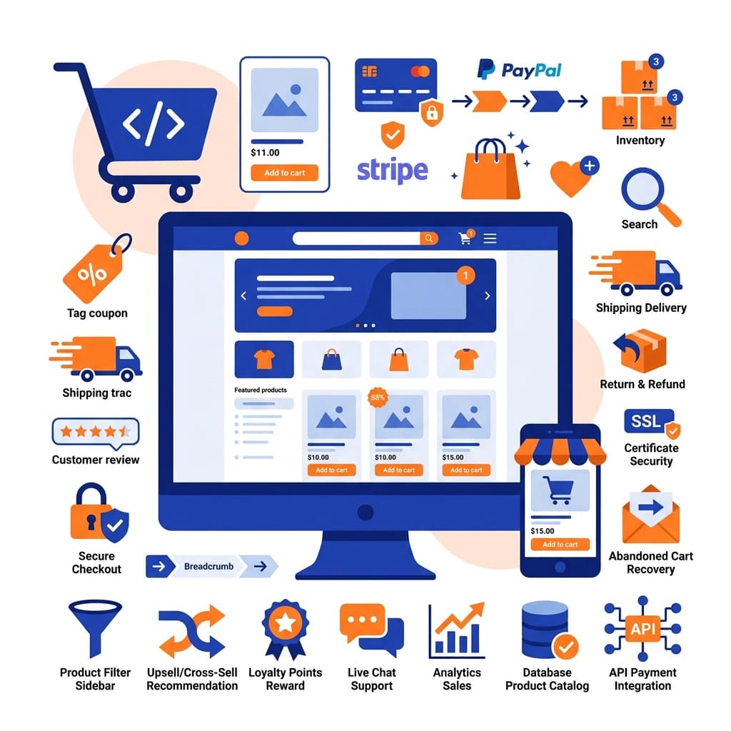 E-commerce Web Development Service overview