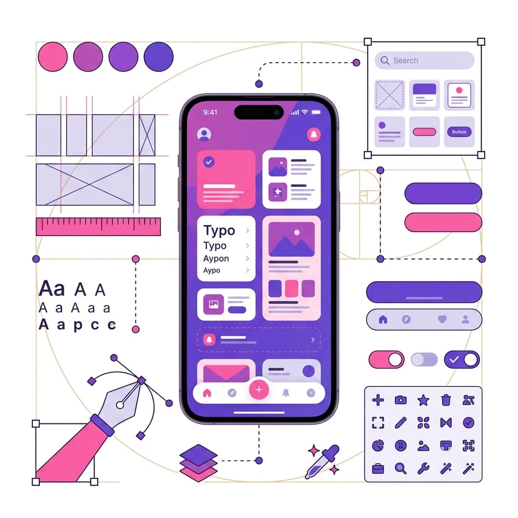 Mobile app design service image