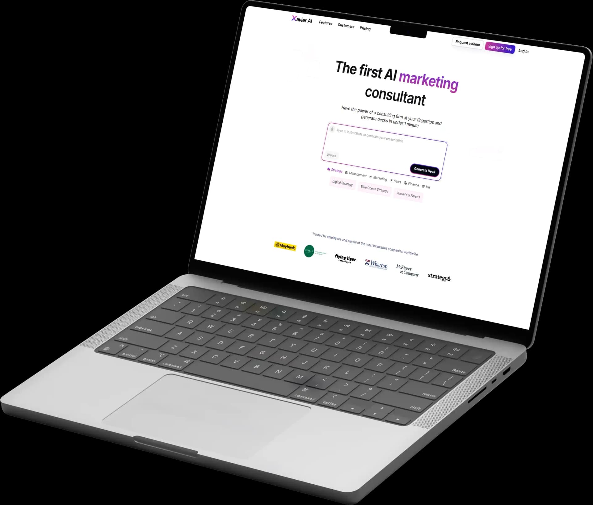 Xavier AI client overview