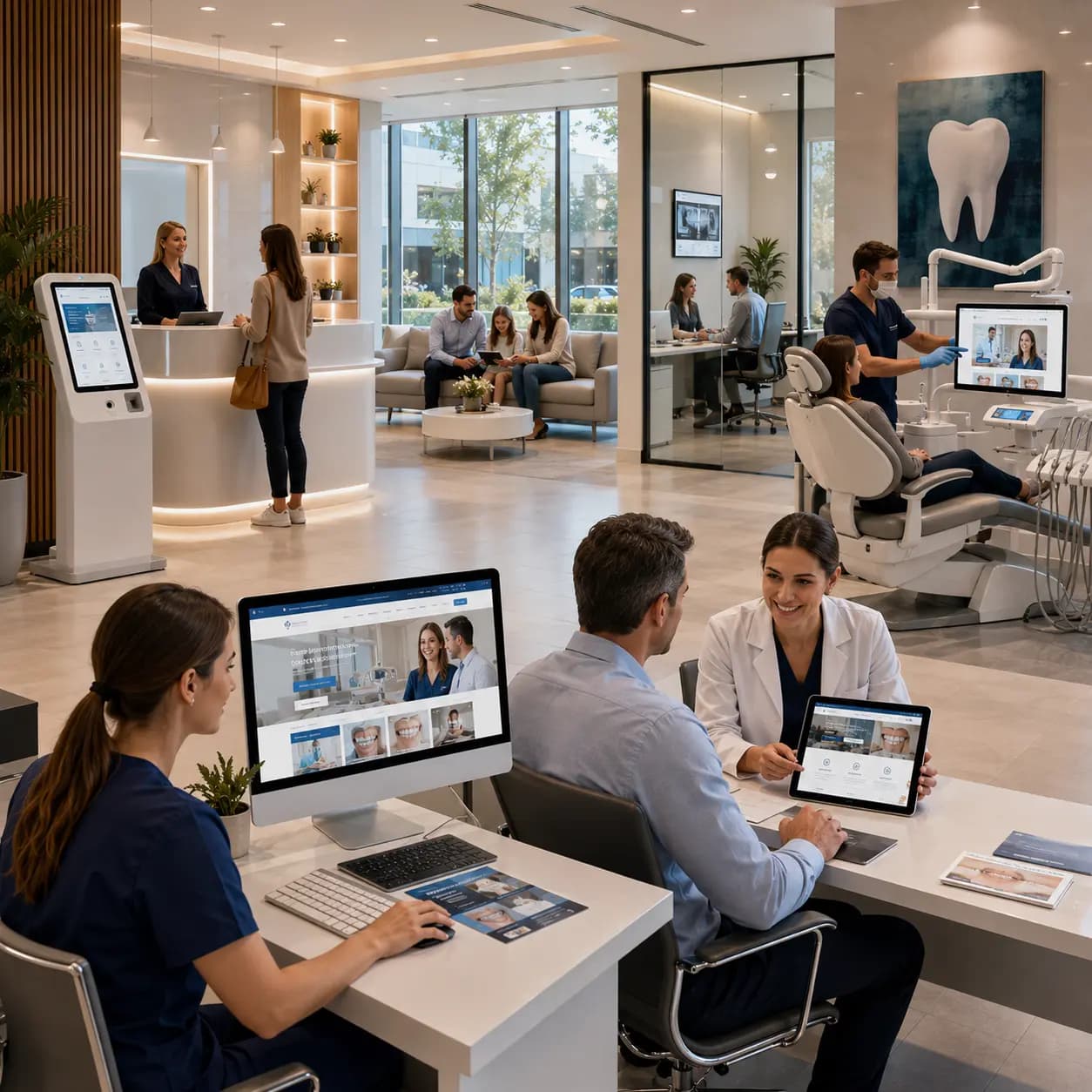 Dental website design for a modern UK dental practice