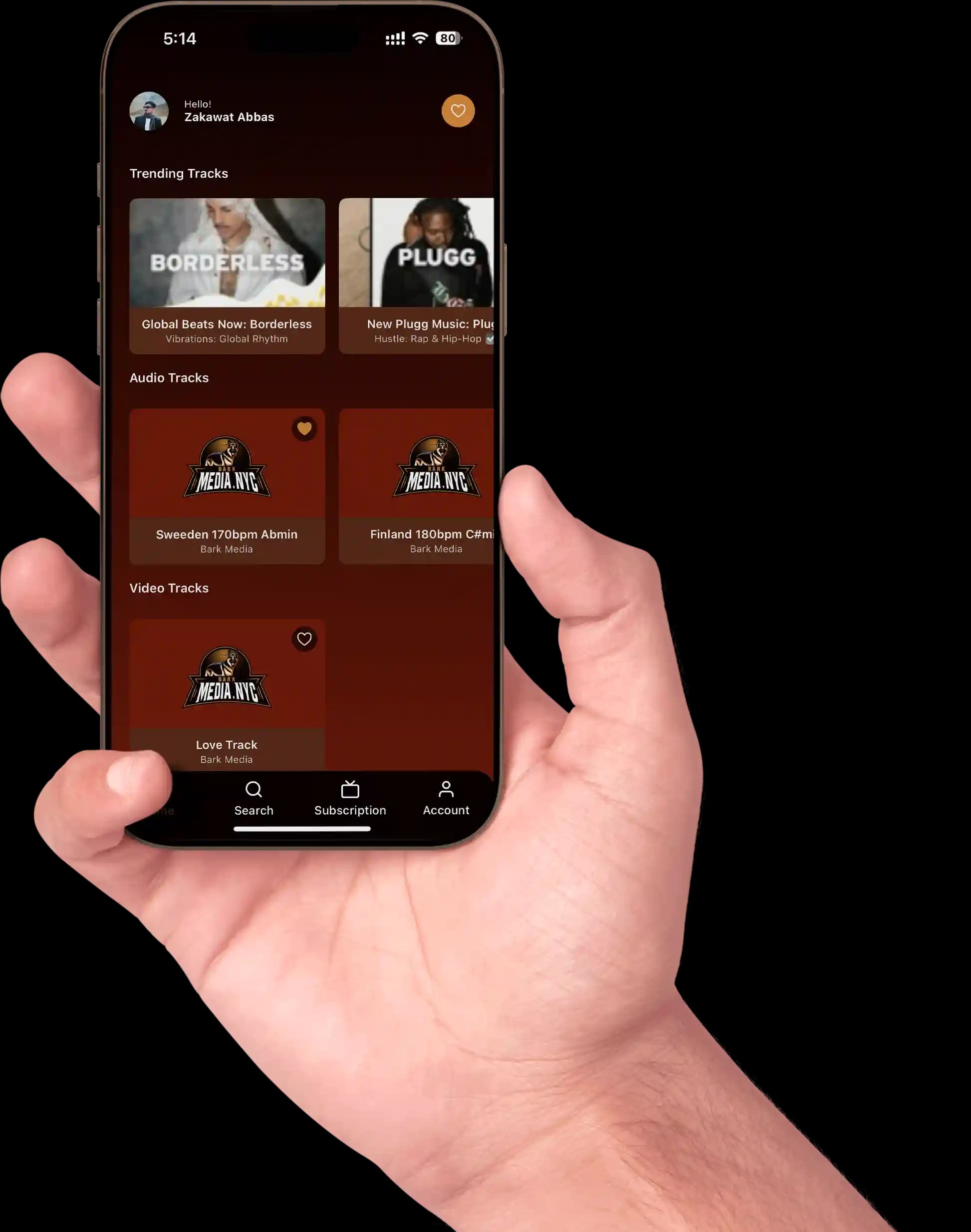 Bark Media client overview