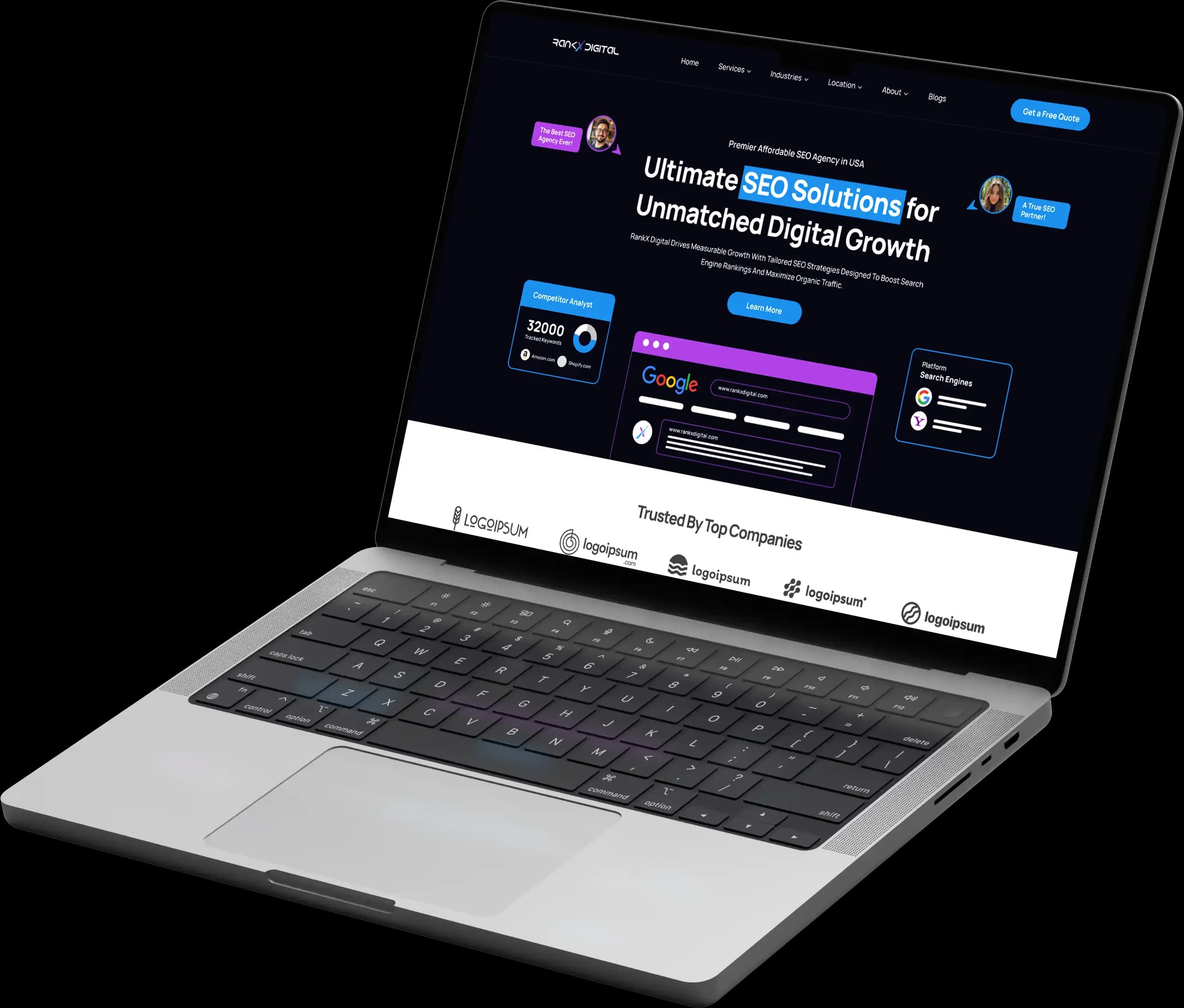 RankX Digital client overview