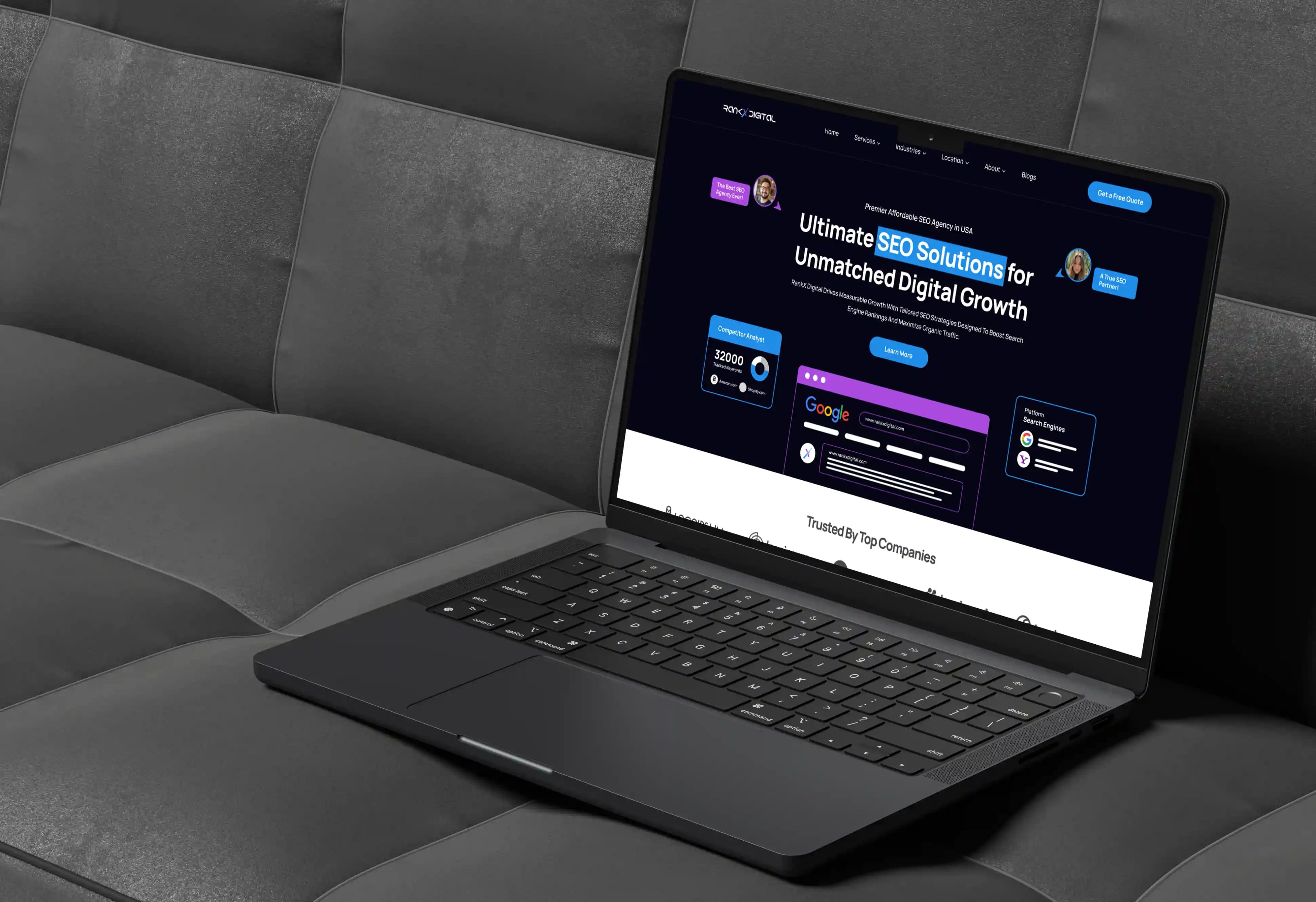 RankX Digital measurable results background