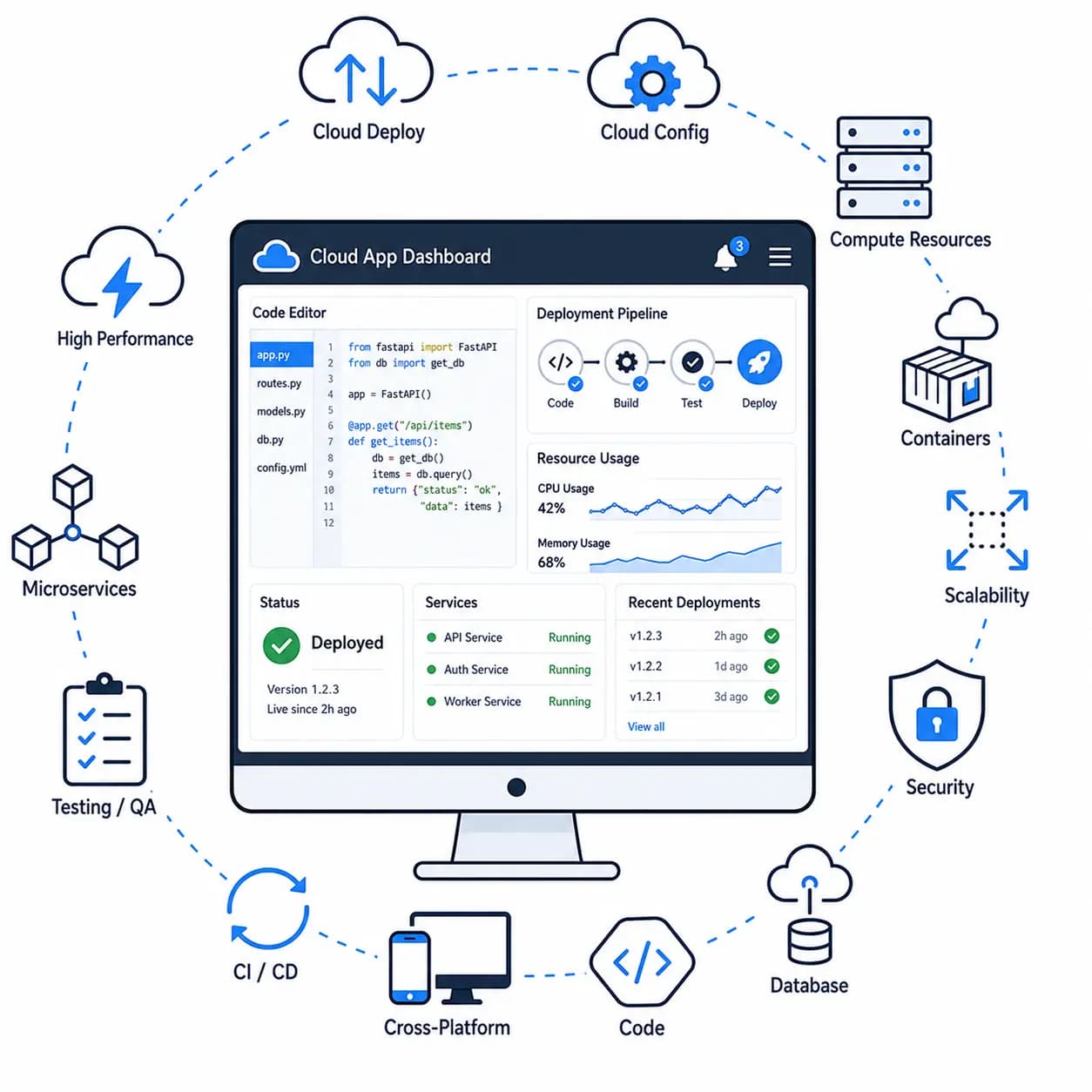 Cloud Application Development Service overview
