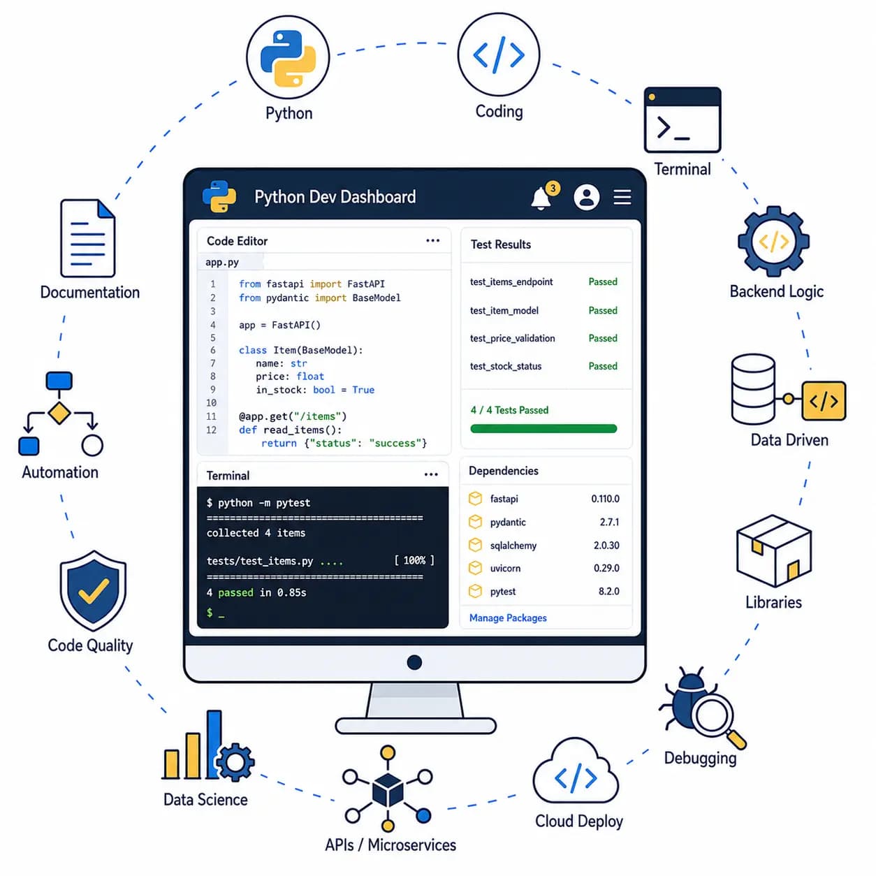 Python Development Services overview