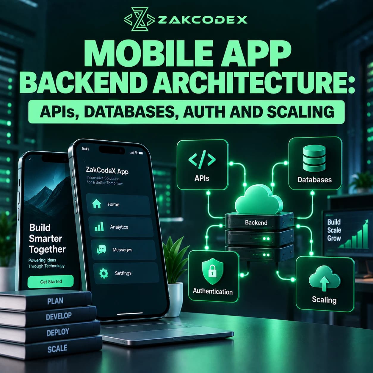 Mobile App Backend Architecture: APIs, Databases, Auth and Scaling