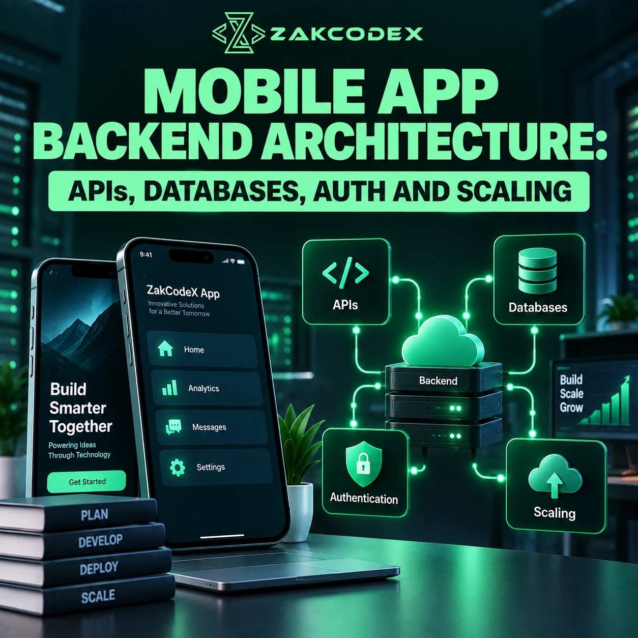 Mobile App Backend Architecture: APIs, Databases, Auth and Scaling